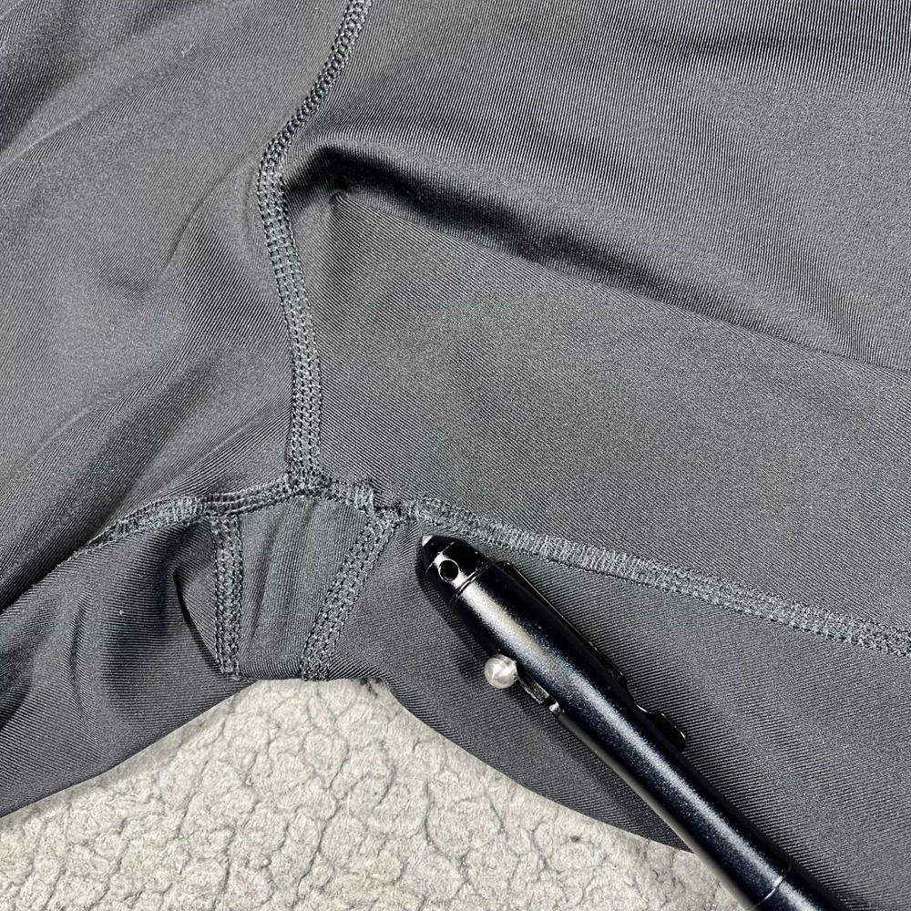 Nike Dri-FIT Womens Black Cropped Running Leggings Mesh Panels CZ9238-010 Size M - Picture 6 of 14